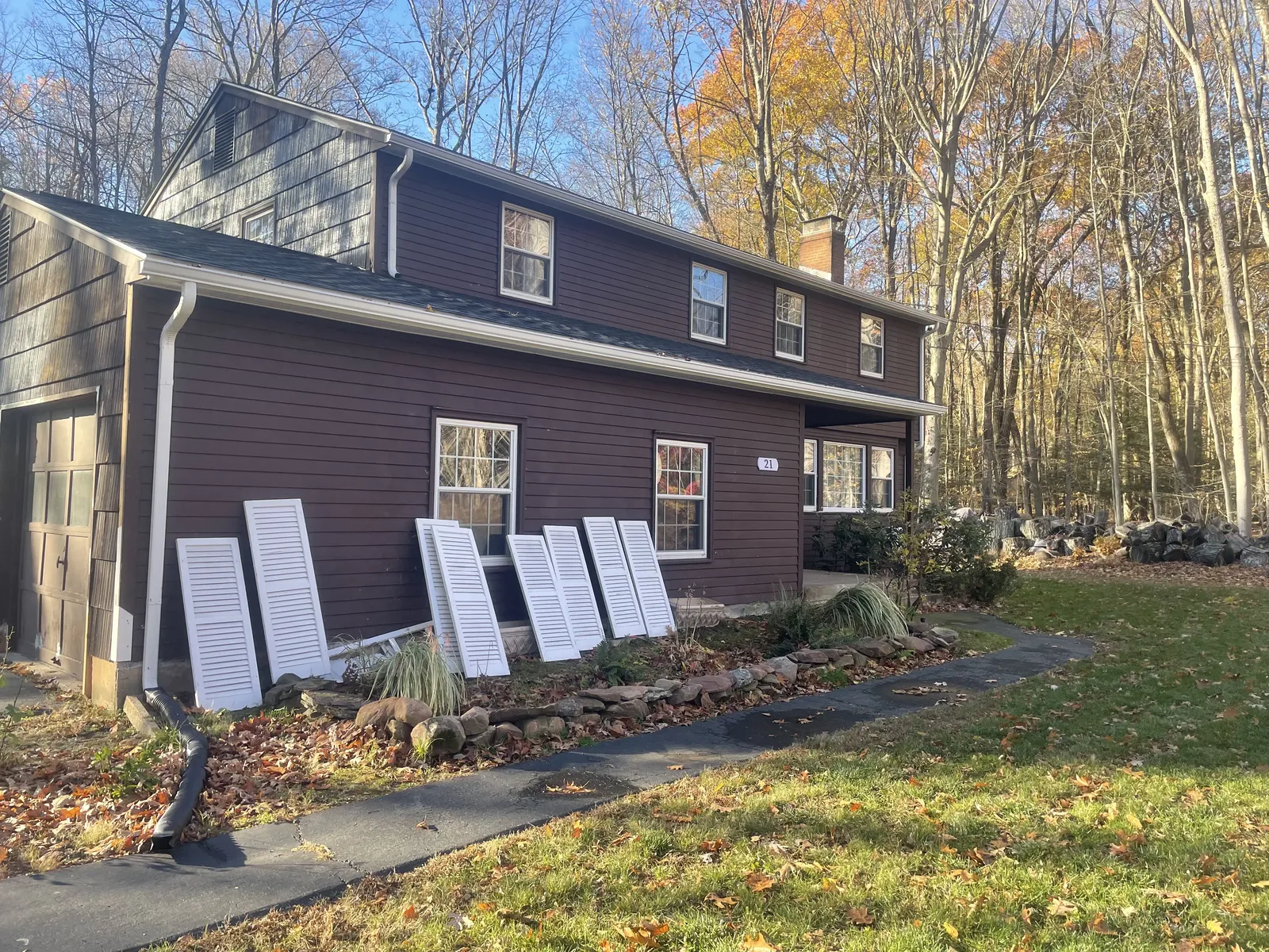 Before: Historic Home Exterior Painting in Simsbury, CT