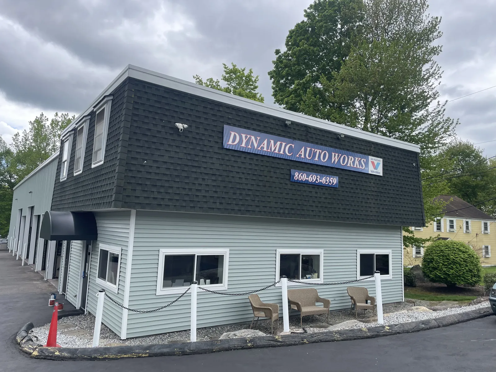 After: Commercial Storefront Painting in Canton, CT